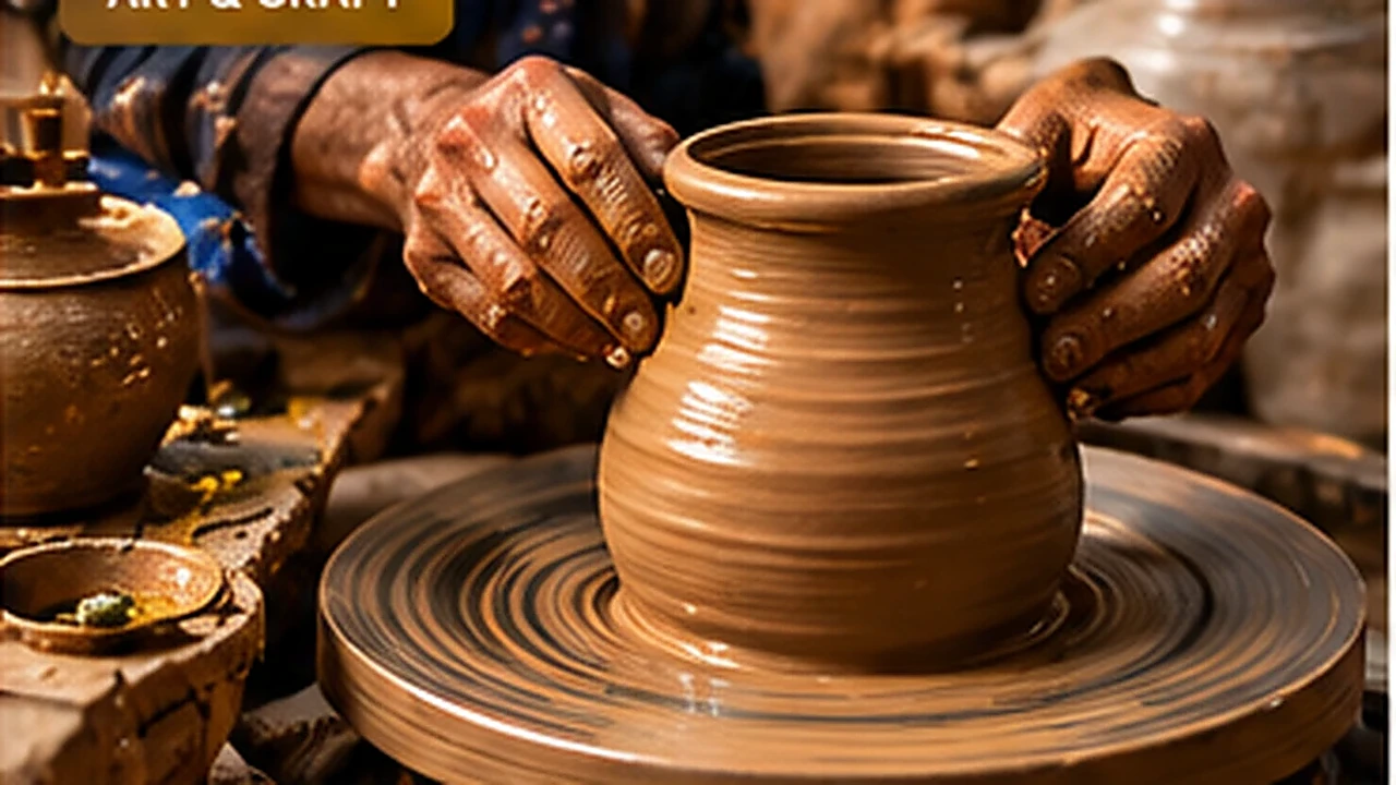 Pottery & Mosaic Workshop illustrative artwork
